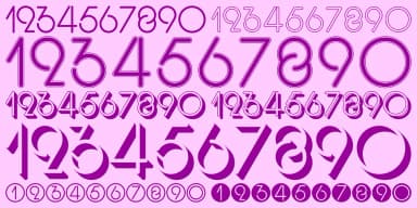 Display Digits by Gerald Gallo Fonts — Dingbats Font — thumbnail 3