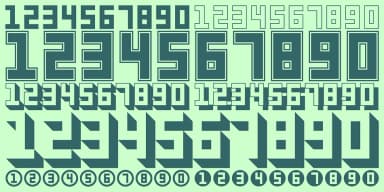 Display Digits by Gerald Gallo Fonts — Dingbats Font — thumbnail 4