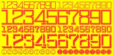 Display Digits by Gerald Gallo Fonts — Dingbats Font — thumbnail 7