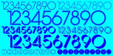 Display Digits by Gerald Gallo Fonts — Dingbats Font — thumbnail 8