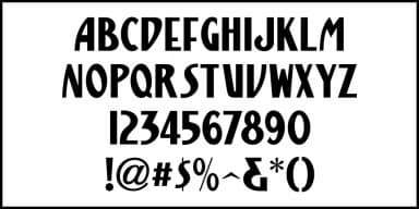 Display Nouveau JNL by Jeff Levine Fonts — Decorative Font — thumbnail 3