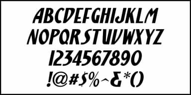 Display Nouveau JNL by Jeff Levine Fonts — Decorative Font — thumbnail 5