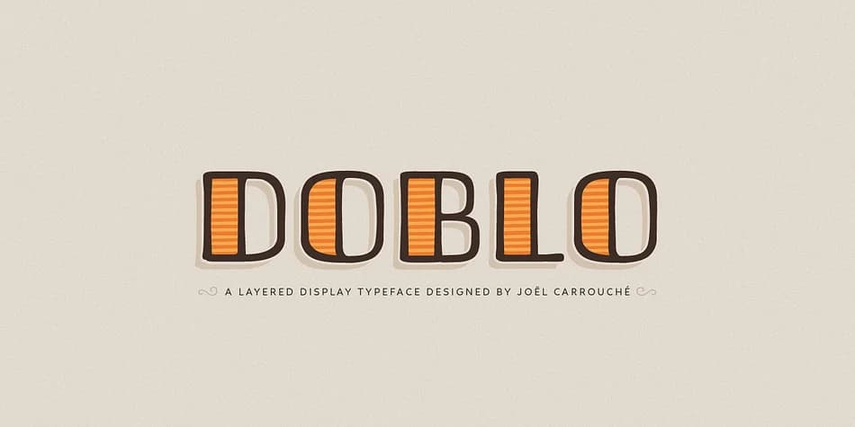DOBLO by JCfonts — Decorative Font — preview 1