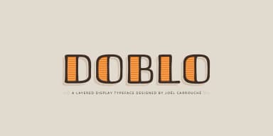 DOBLO by JCfonts — Decorative Font — thumbnail 1