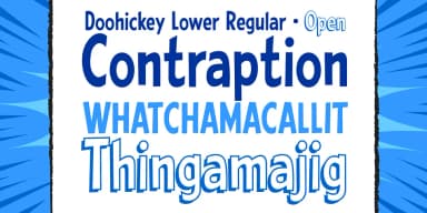 Doohickey by Comicraft — Decorative Font — thumbnail 4
