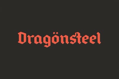 Dragonsteel by SimpleBits — Blackletter Font — thumbnail 1