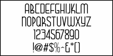 DRAMA DECO JNL by Jeff Levine Fonts — Decorative Font — thumbnail 3