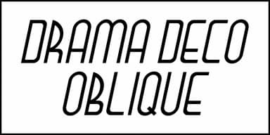 DRAMA DECO JNL by Jeff Levine Fonts — Decorative Font — thumbnail 4