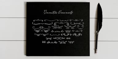 Dramatico Script by Ana's Fonts — Dingbats Font — thumbnail 7