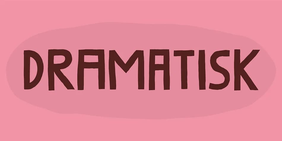 Dramatisk by Bogstav — Display Font