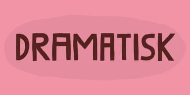 Dramatisk by Bogstav — Display Font — thumbnail 1