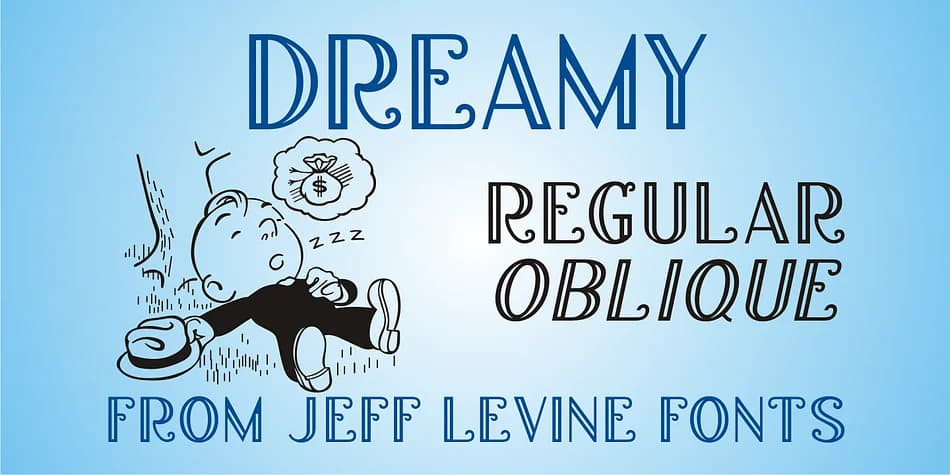 DREAMY JNL by Jeff Levine Fonts — Decorative Font