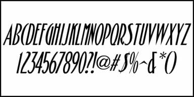 DRESS REHEARSAL JNL by Jeff Levine Fonts — Decorative Font — thumbnail 5