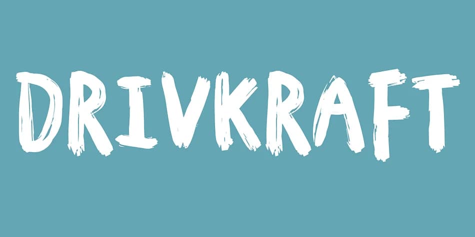 DRIVKRAFT by Bogstav — Display Font