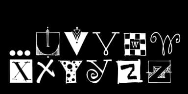 Drop Cap One by Outside the Line — Dingbats Font — thumbnail 5