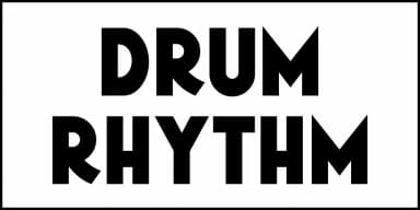 DRUM RHYTHM JNL by Jeff Levine Fonts — Decorative Font — thumbnail 2