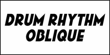 DRUM RHYTHM JNL by Jeff Levine Fonts — Decorative Font — thumbnail 4