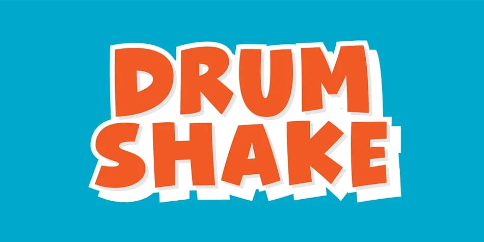 DRUM SHAKE by Pizzadude.dk — Decorative Font