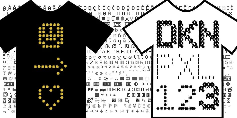 Drunken Pixel by Typo Graphic Design — Dingbats Font