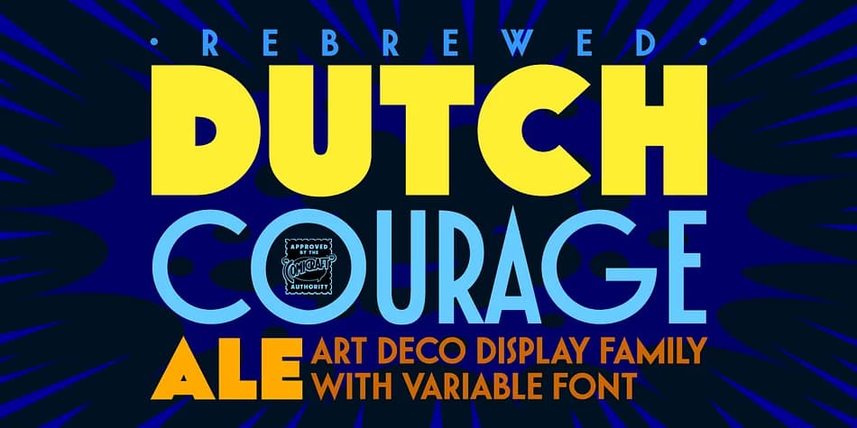 Dutch Courage Ale by Comicraft — Decorative Font — preview 1