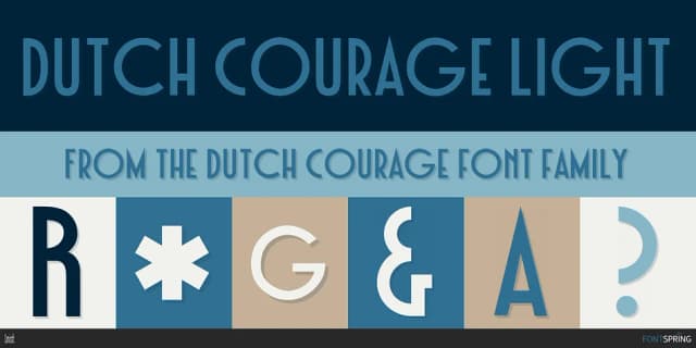 Dutch Courage by Comicraft — Decorative Font