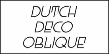 DUTCH DECO JNL by Jeff Levine Fonts — Decorative Font — thumbnail 4