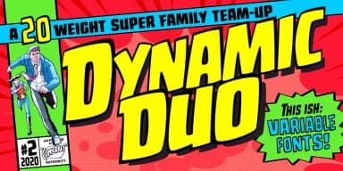 Dynamic Duo by Comicraft — Decorative Font — thumbnail 1