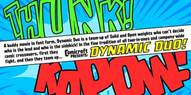 Dynamic Duo by Comicraft — Decorative Font — thumbnail 2