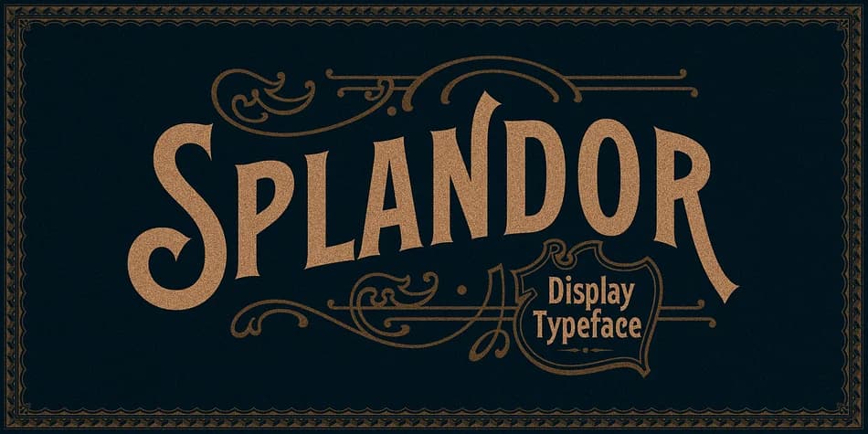 EFCO SPLANDOR by Ilham Herry — Dingbats Font — preview 1