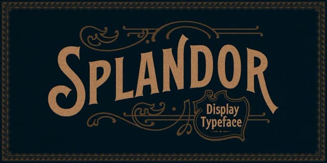 EFCO SPLANDOR by Ilham Herry — Dingbats Font