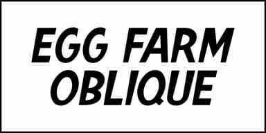 EGG FARM JNL by Jeff Levine Fonts — Decorative Font — thumbnail 4