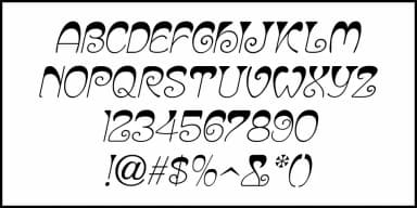 ELECKATRICAL BANANA JNL by Jeff Levine Fonts — Decorative Font — thumbnail 5