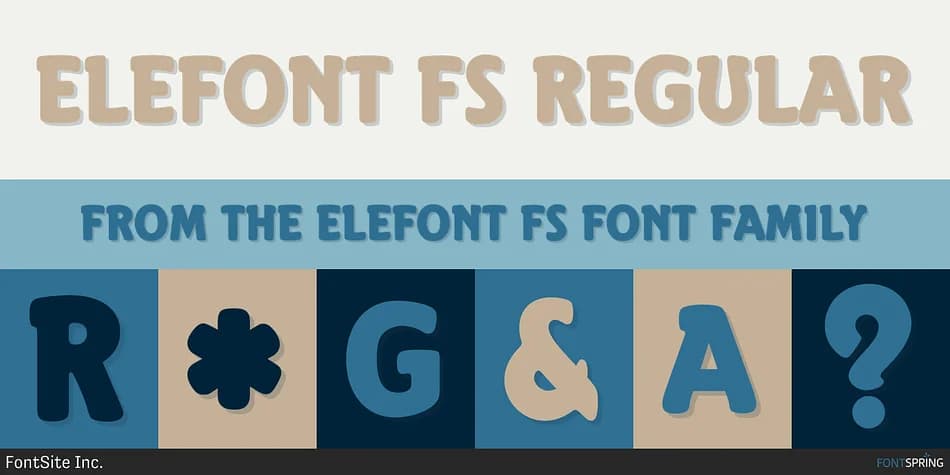 ELEFONT FS by FontSite Inc. — Decorative Font