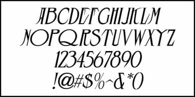 ELEGANT SHOWCARD JNL by Jeff Levine Fonts — Decorative Font — thumbnail 5