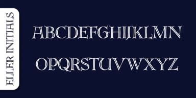 ELLER INITIALS by SoftMaker — Blackletter Font — thumbnail 2