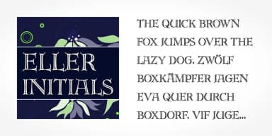 ELLER INITIALS by SoftMaker — Blackletter Font — thumbnail 4