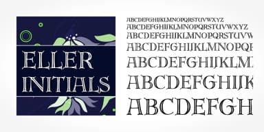 ELLER INITIALS by SoftMaker — Blackletter Font — thumbnail 5