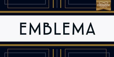 Emblema by Corradine Fonts — Decorative Font — thumbnail 1