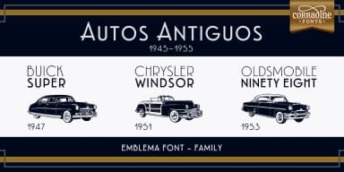 Emblema by Corradine Fonts — Decorative Font — thumbnail 10