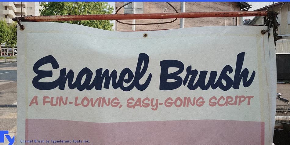 Enamel Brush by Typodermic Fonts Inc. — Script Handwritten Font