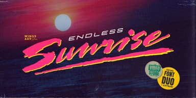 Endless Sunrise by Wingsart Studio — Display Font — thumbnail 1