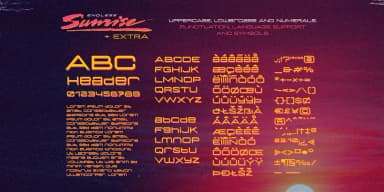 Endless Sunrise by Wingsart Studio — Display Font — thumbnail 5