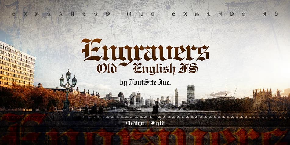 Engravers Old English FS by FontSite Inc. — Blackletter Font