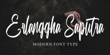 Erlanggha Saputra by Ayska — Script Handwritten Font — thumbnail 1