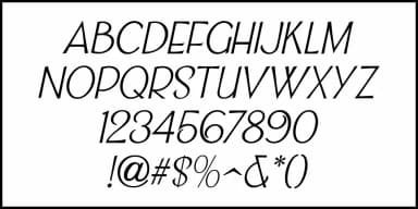 EURO TRAVEL JNL by Jeff Levine Fonts — Decorative Font — thumbnail 5