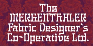 Eurobia by Greater Albion Typefounders — Decorative Font — thumbnail 4