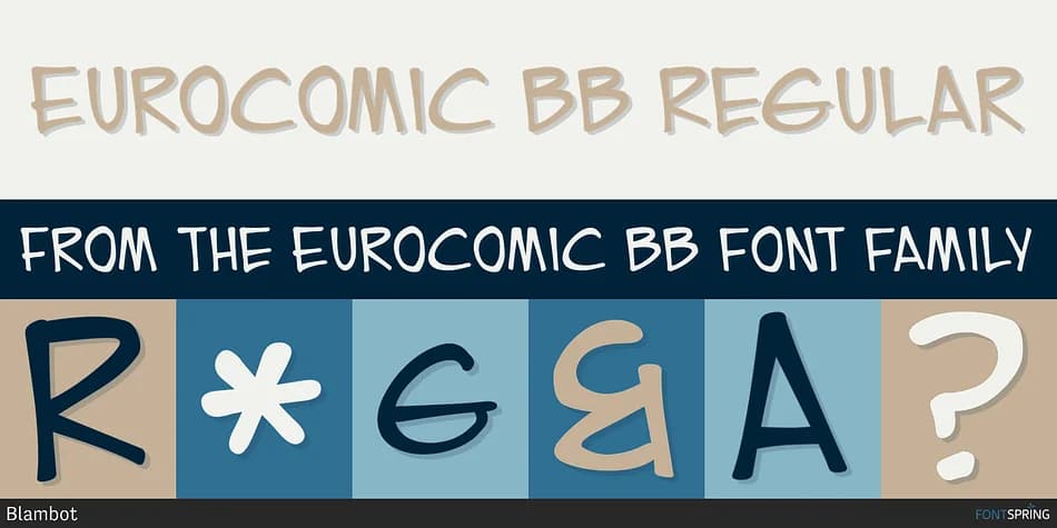 EUROCOMIC BB by Blambot — Decorative Font