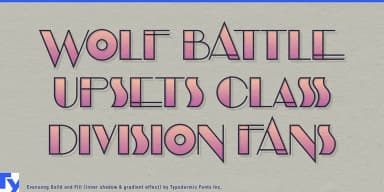 EVENSONG by Typodermic Fonts Inc. — Decorative Font — thumbnail 2