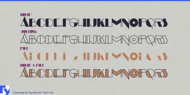 EVENSONG by Typodermic Fonts Inc. — Decorative Font — thumbnail 4