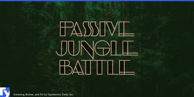 EVENSONG by Typodermic Fonts Inc. — Decorative Font — thumbnail 7